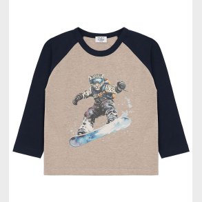 Hust and Claire Bluse - HCAnton - Biscuit m. Leopard