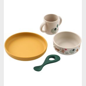 Liewood Spisest - Silikone - 4 dele - Vivi - Around The World/S