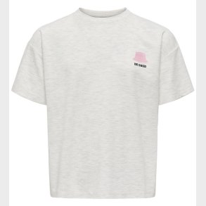 Kids Only T-Shirt - Noos - KogBillie - Light Grey Melange/Collag