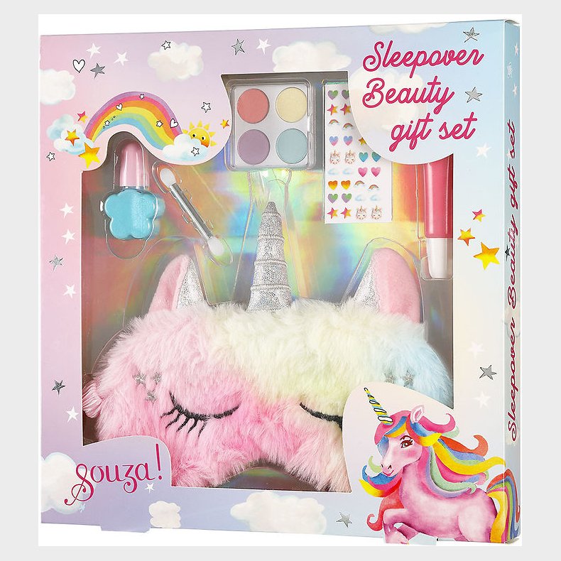 Souza Sminkes�t m. Sovemaske - Enhj�rning