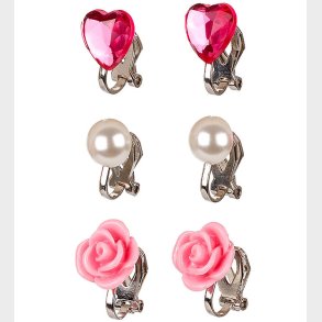 Souza reklips - 3 Par - Rosa