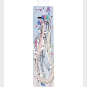 Souza Udkldning - Hrklemmer m. Hr - Havfrue - 2 Stk.