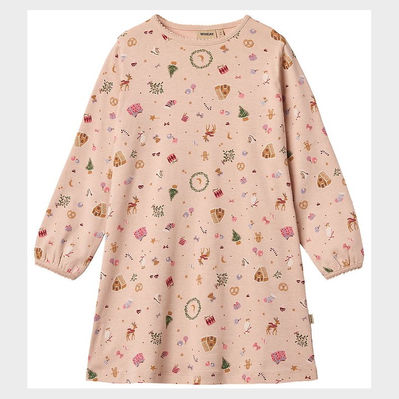 Wheat Natkjole - Elinor - Rose Dust Holiday