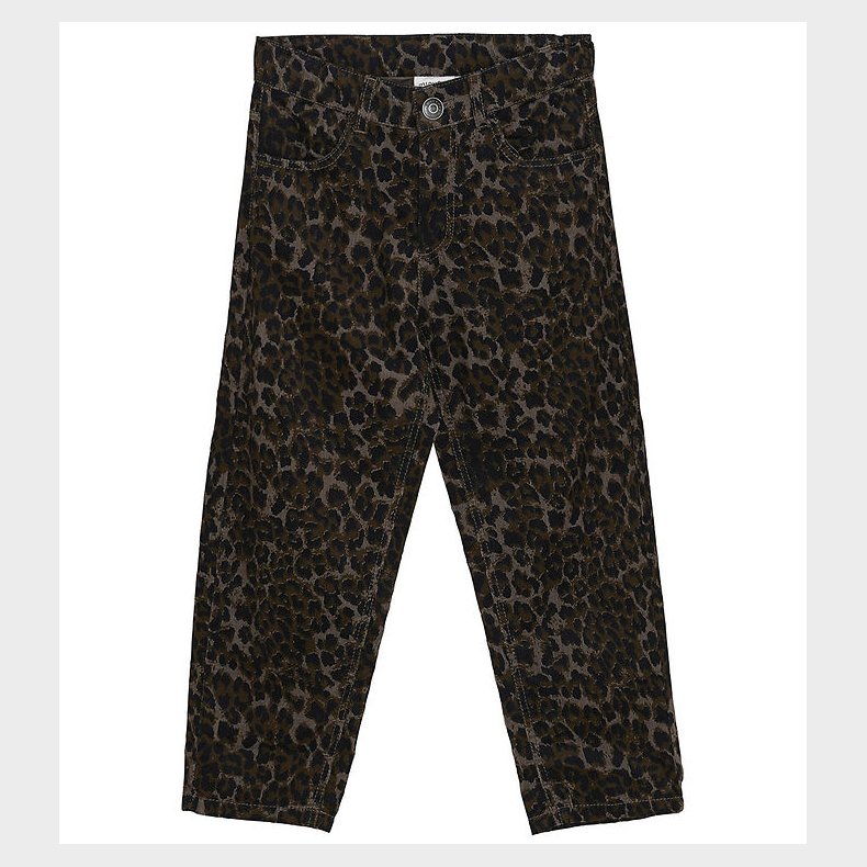 Minymo Fl�jlsbukser - AOP - Cord - Chocolate Chip