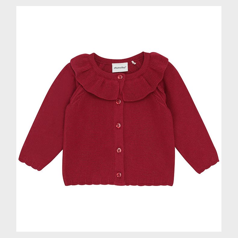 Minymo Cardigan - Strik - Rio Red