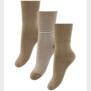 Hust and Claire Strmper - Bambus - 3-pak - HCFuxie - Warm Sand