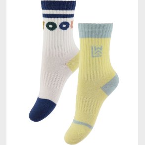 Liewood Strmper - 2-pak - Annette - Lemonade/Creme De La Creme