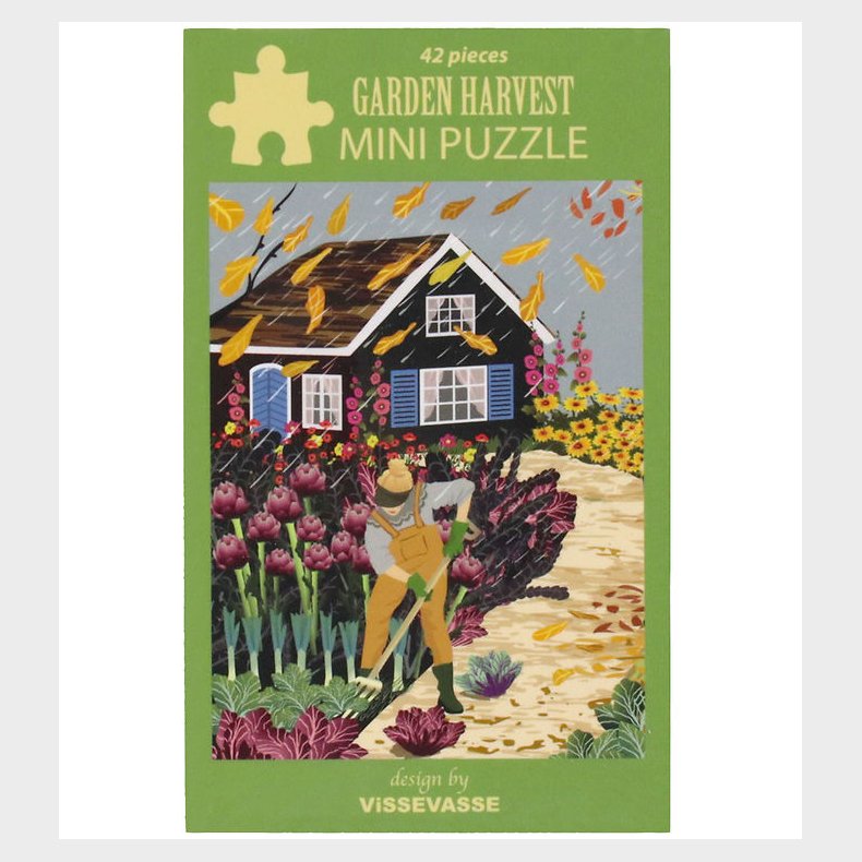 Vissevasse Puslespil - 42 Brikker - Garden Harvest