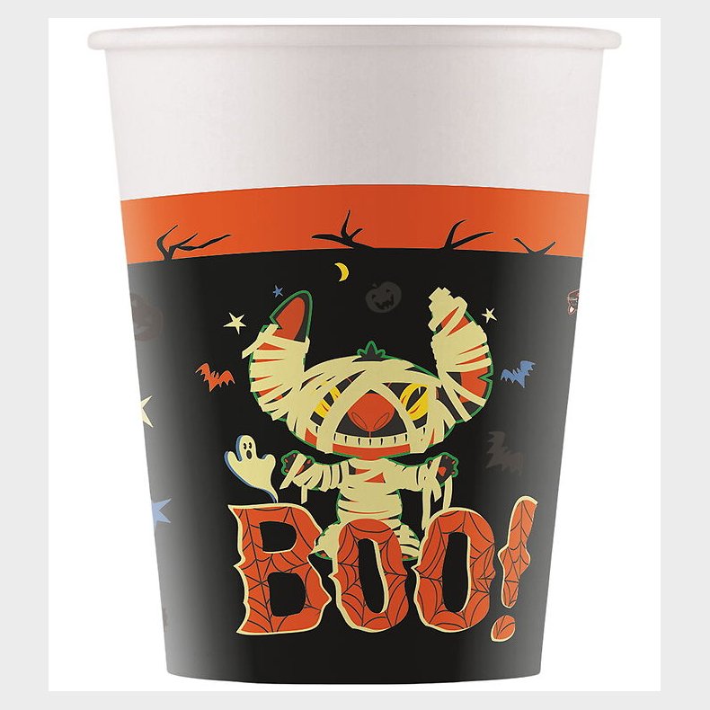 Decorata Party Papkrus - 8-pak - 200 ml - Stitch Halloween