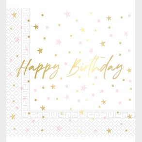 Decorata Party Servietter - 20-pak - 33*33 cm - Birthday Candles