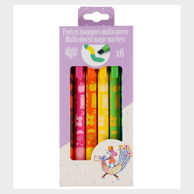 Djeco Trylletuscher - 6 stk. - Multifarvet