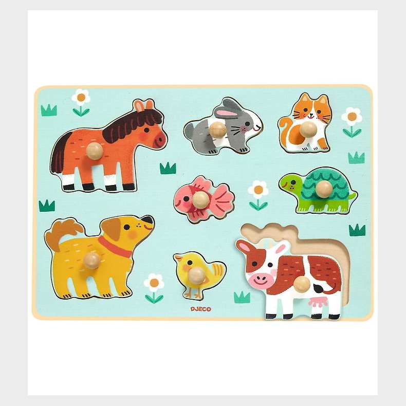 Djeco Knoppuslespil - Dog'n'Co
