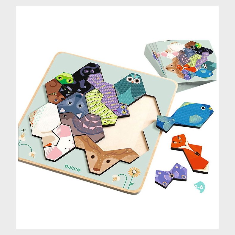 Djeco Puslespil - FormAnimo