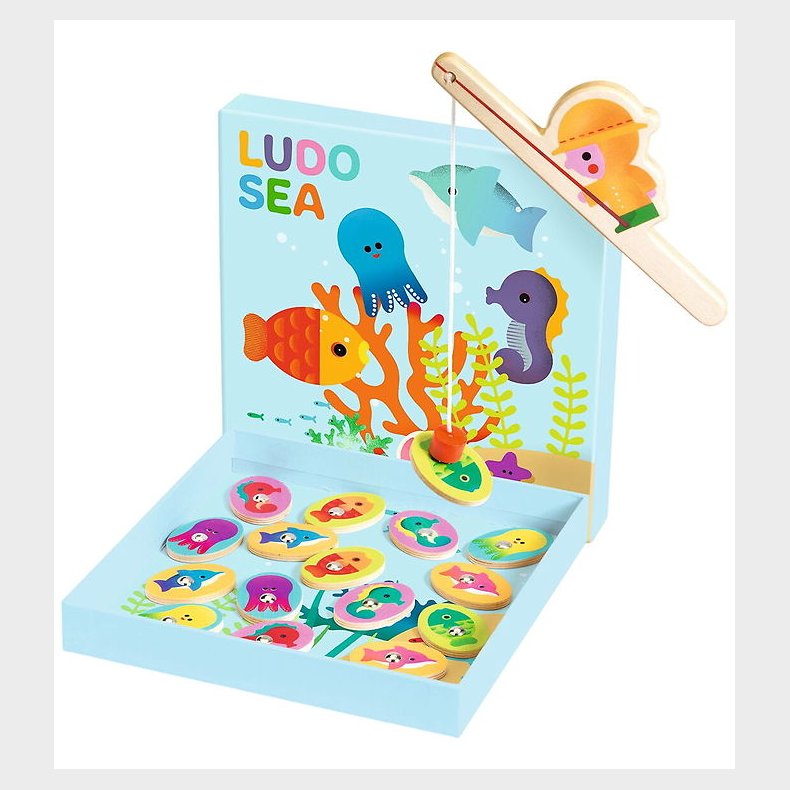 Djeco Spils�t - Tr� - 4 stk. - Havet