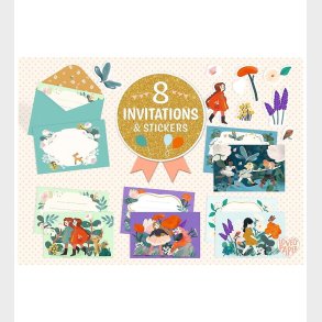 Djeco Invitationer - Haven