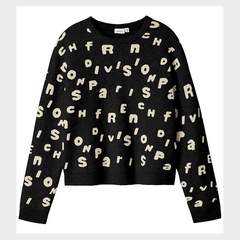 Name It Bluse - Strik - NkfOline - Black