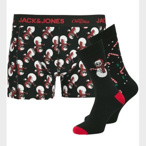 Jack & Jones Gave�ske - Boxershorts/Str�mper - Jacsnow - Black