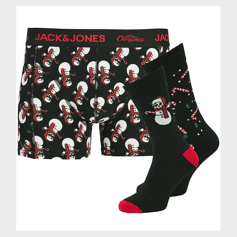 Jack & Jones Gave�ske - Boxershorts/Str�mper - Jacsnow - Black