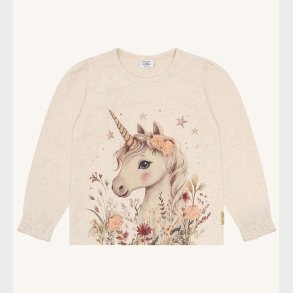 Hust and Claire Bluse - HCAlma - Wheat Melange m. Print