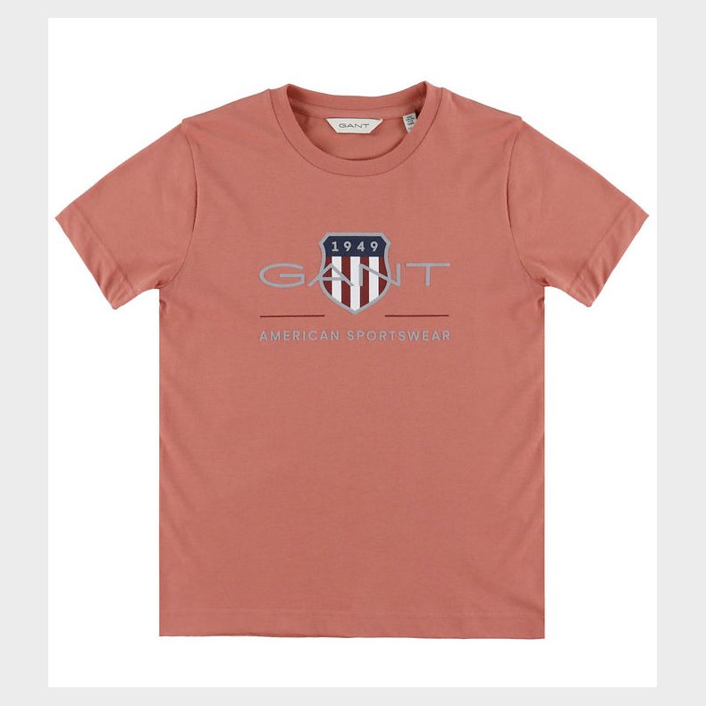 GANT T-shirt - Faded Brick