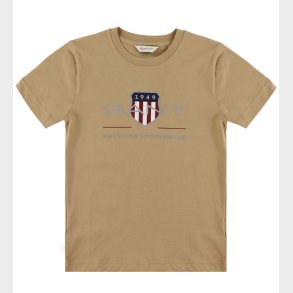 GANT T-shirt - Dark Khaki