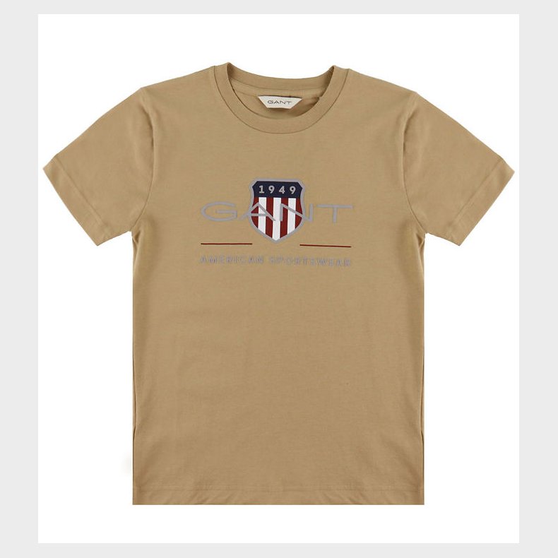 GANT T-shirt - Dark Khaki