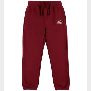 GANT Sweatpants - Graphic- Plumped Red