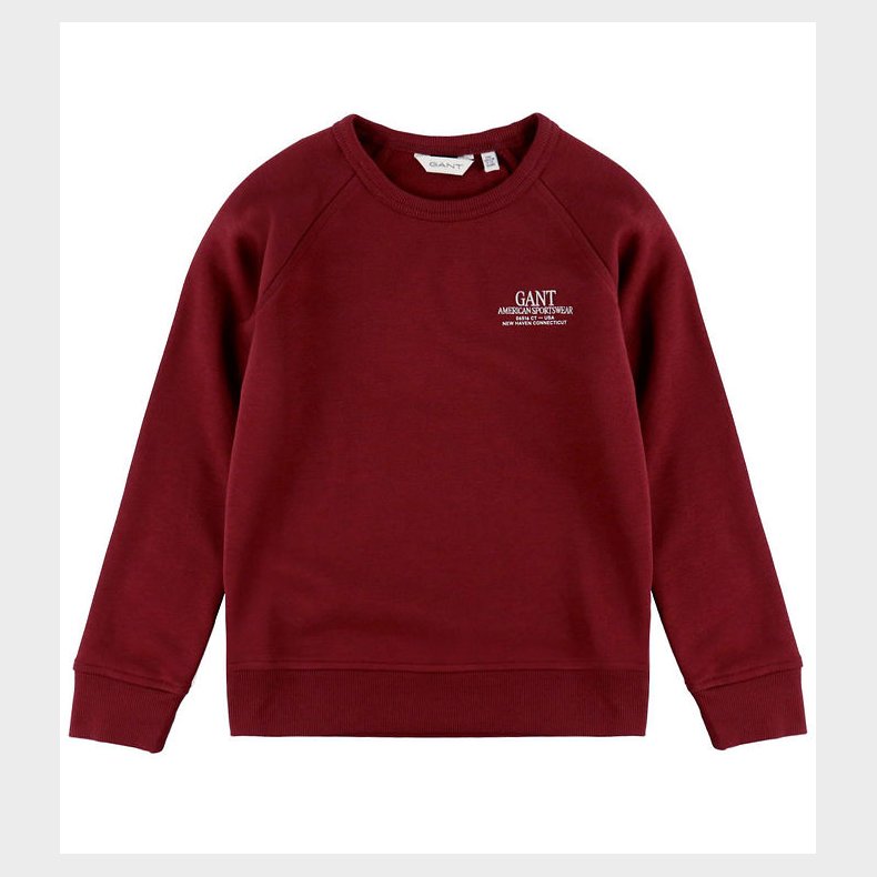 GANT Sweatshirt - Graphic - Plumped Red