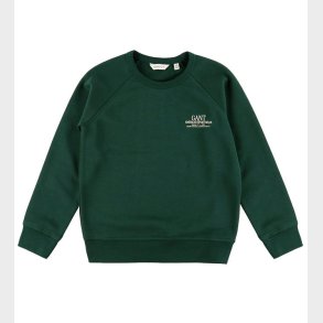 GANT Sweatshirt - Graphic - Tartan Green