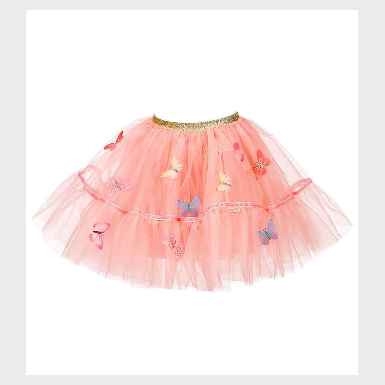 Souza Udkl�dning - Fe-nederdel - Lilyanne - Rosa/Sommerfugle