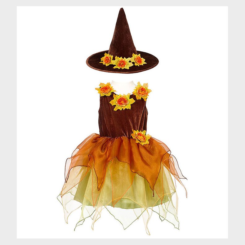 Souza Udkl�dning - Heks - Sabrina - Brun/Orange