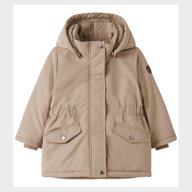 Name It Vinterjakke - Parka - NmfMarlow - Silver Mink