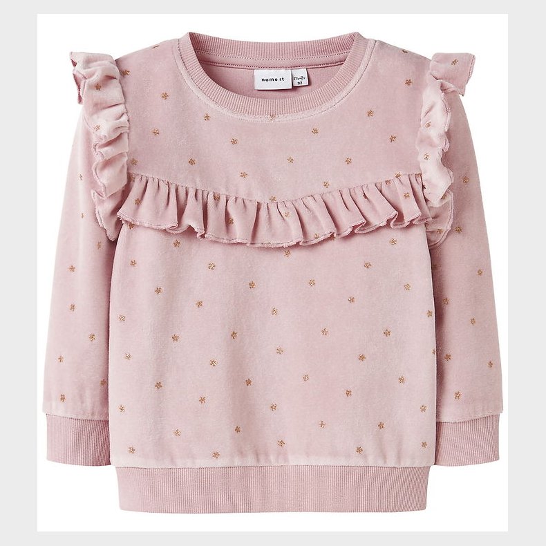 Name It Bluse - Velour - NmfNorah - Burnished Lilac