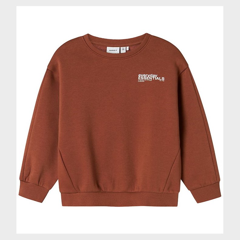 Name It Sweatshirt - NmmOkian - Carob Brown