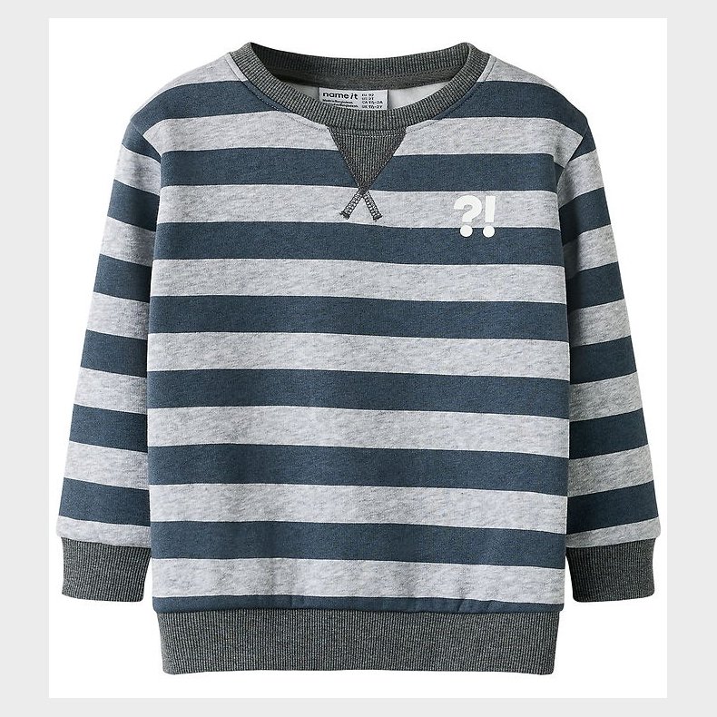 Name It Sweatshirt - NmmOvillo - Light Grey Melange