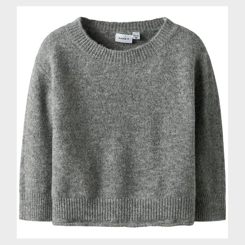 Name It Bluse - Strik - NmfOriane - Grey Melange