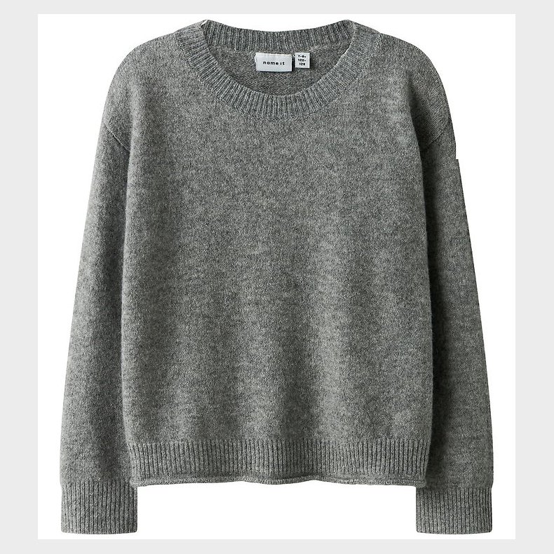 Name It Bluse - Strik - NkfOriane - Grey Melange