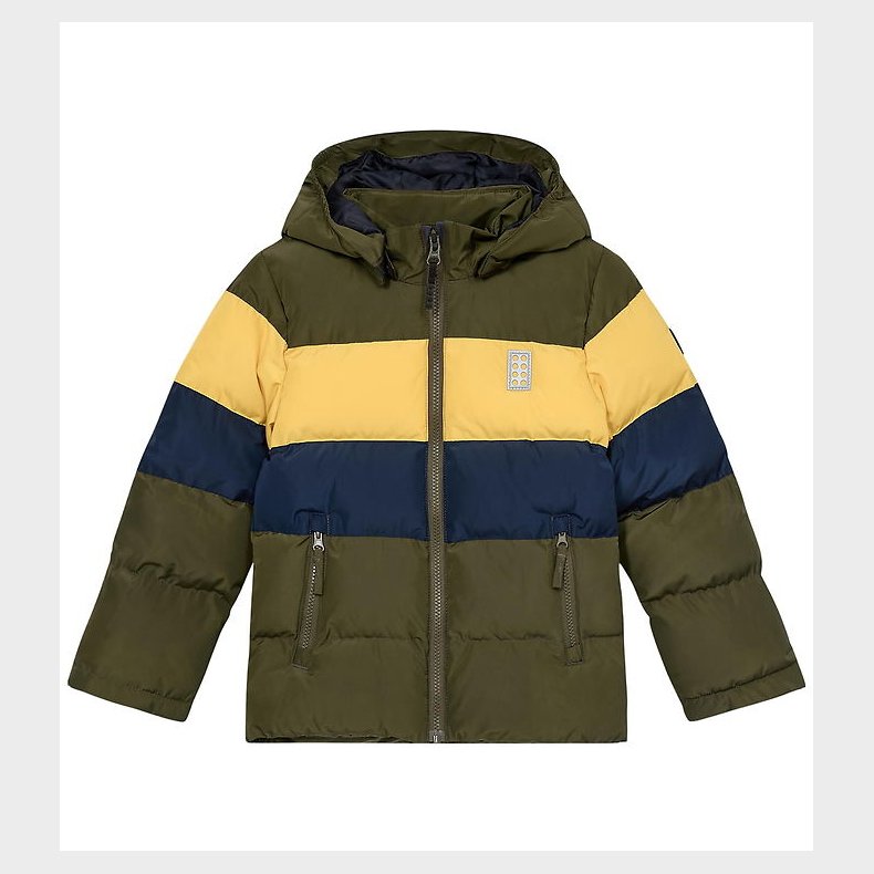 LEGO® Wear Dynejakke - LWJipe 705 - Yellow/Navy/Army
