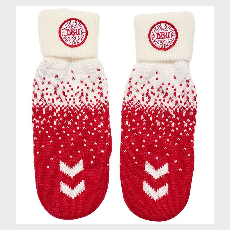 Hummel Vanter- Strik - hmlDBU Fan XMAS - Tango Red