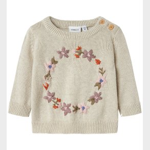 Name It Bluse - Stirk - NbfOpair - Peyote Melange