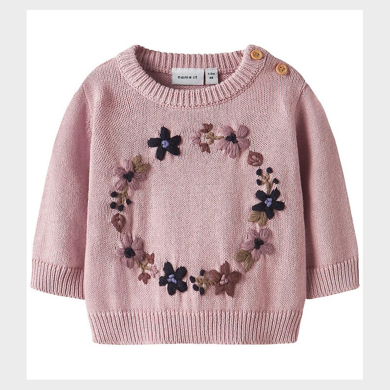 Name It Bluse - Strik - NmfOpair - Burnished Lilac