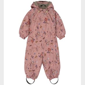 Mikk-Line Flyverdragt - AOP - Floral - Burlwood