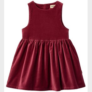 Wheat Kjole - Velour - Thelma - Ruby Red