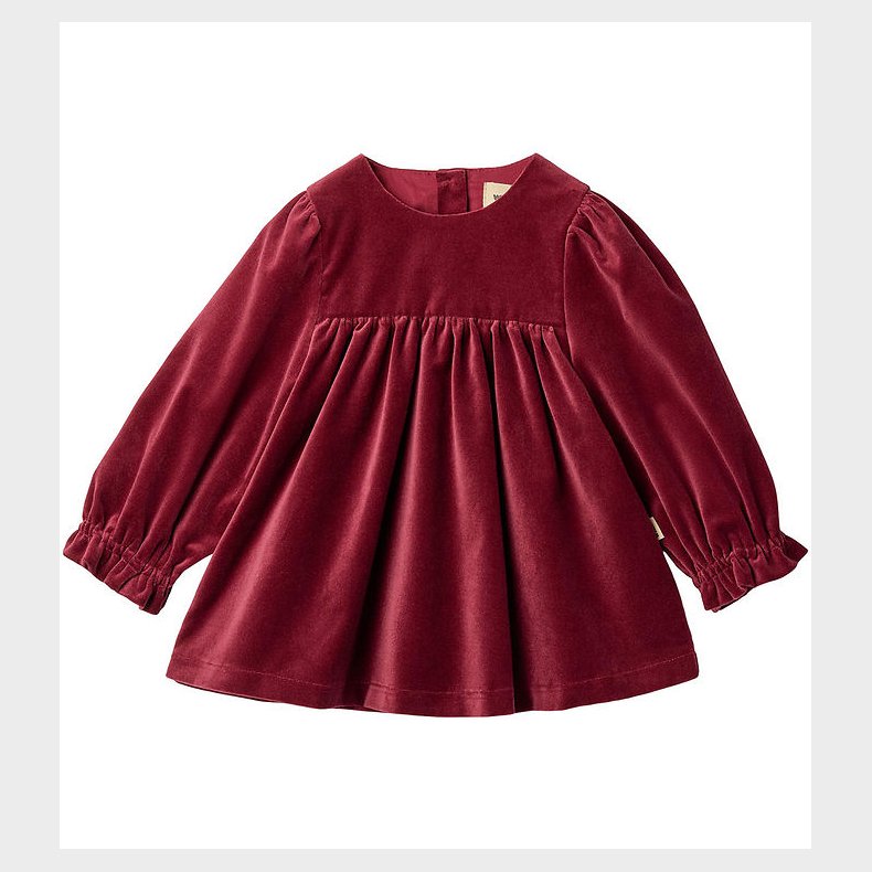 Wheat Kjole - Velour - Elvira - Ruby Red