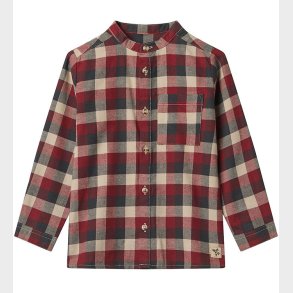 Wheat Skjorte - Willum - Red Blue Check