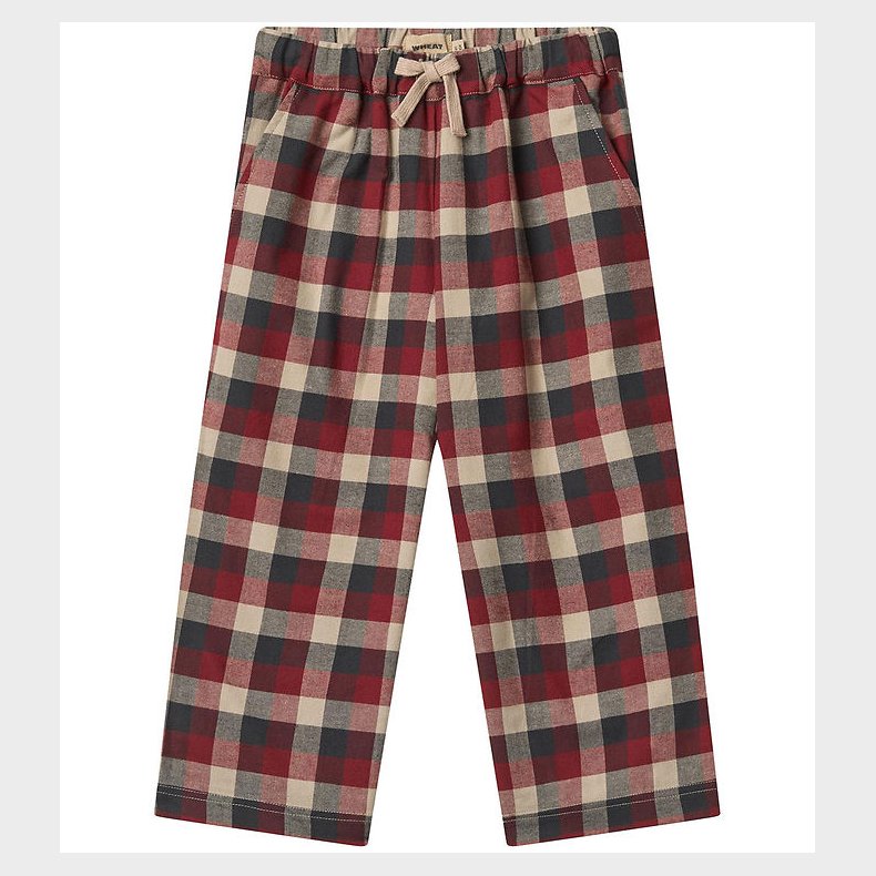Wheat Bukser - Sasha - Red Blue Check