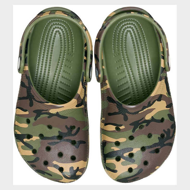 Crocs Sandaler - Classic Camouflage Clog K - Army Green/Multi