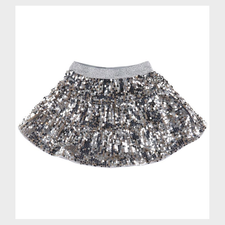 Name It Nederdel - NkfRiscing - Silver m. Palietter