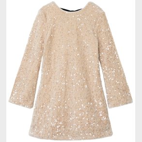 Name It Kjole - NkfRusitta - Jet Stream/Black Bow m. Palietter