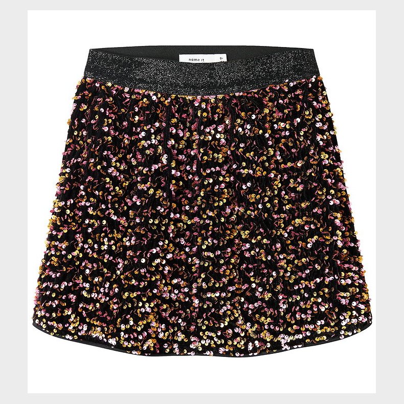 Name It Nederdel - NkfRunica - Gold Colour m. Palietter